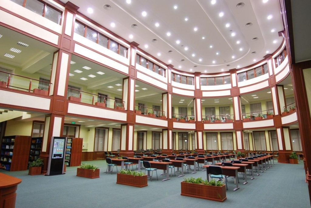 Panoramic view turin polytechnic university in tashkent