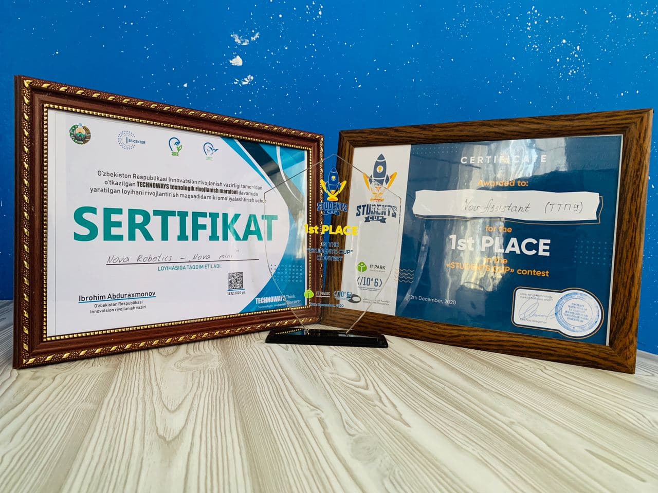You are currently viewing Our students became the winners of the Students Cup Competition and TECHNOWAYS marathon.