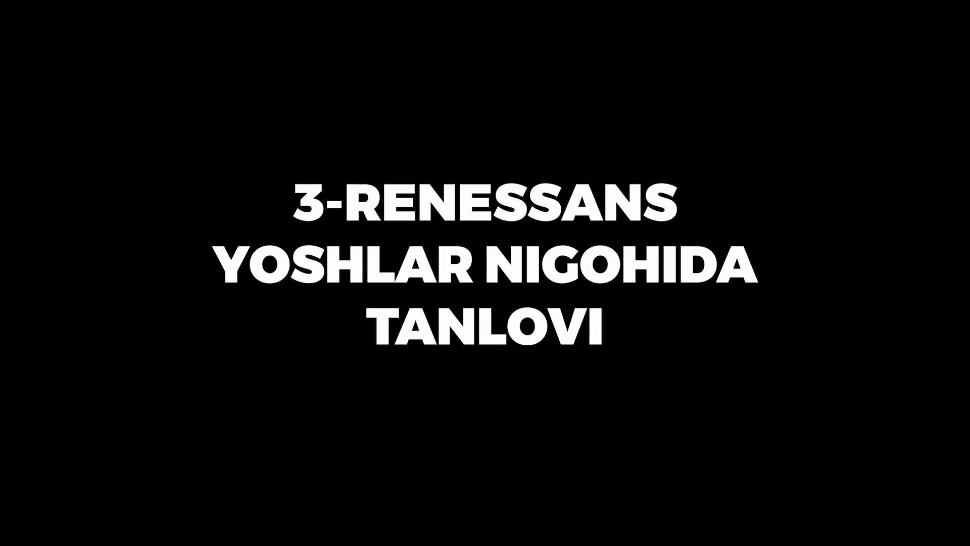 You are currently viewing 🤩“Uchinchi Renessans – yoshlar nigohida” tanlovida ishtirok
