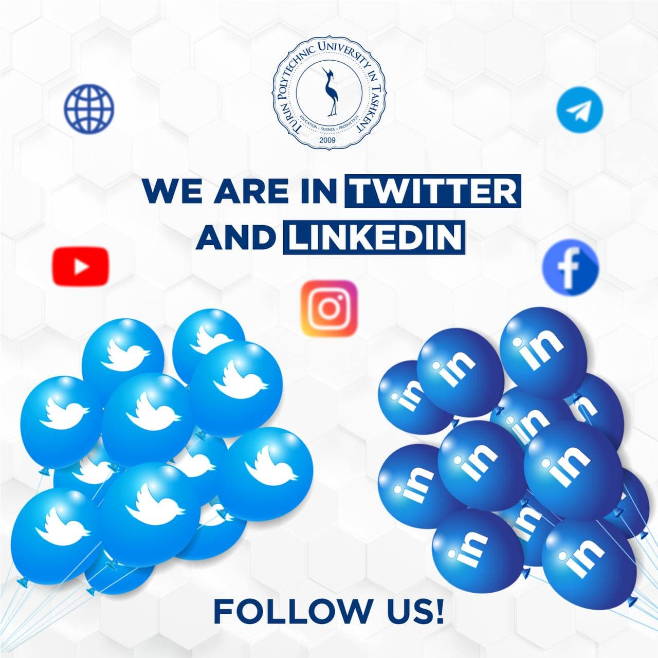 You are currently viewing We are in Twitter and LinkedIn!