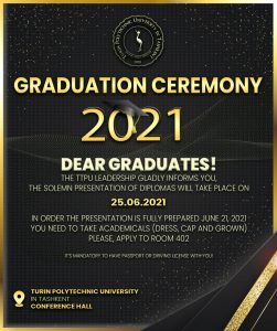 Read more about the article Graduation ceremony