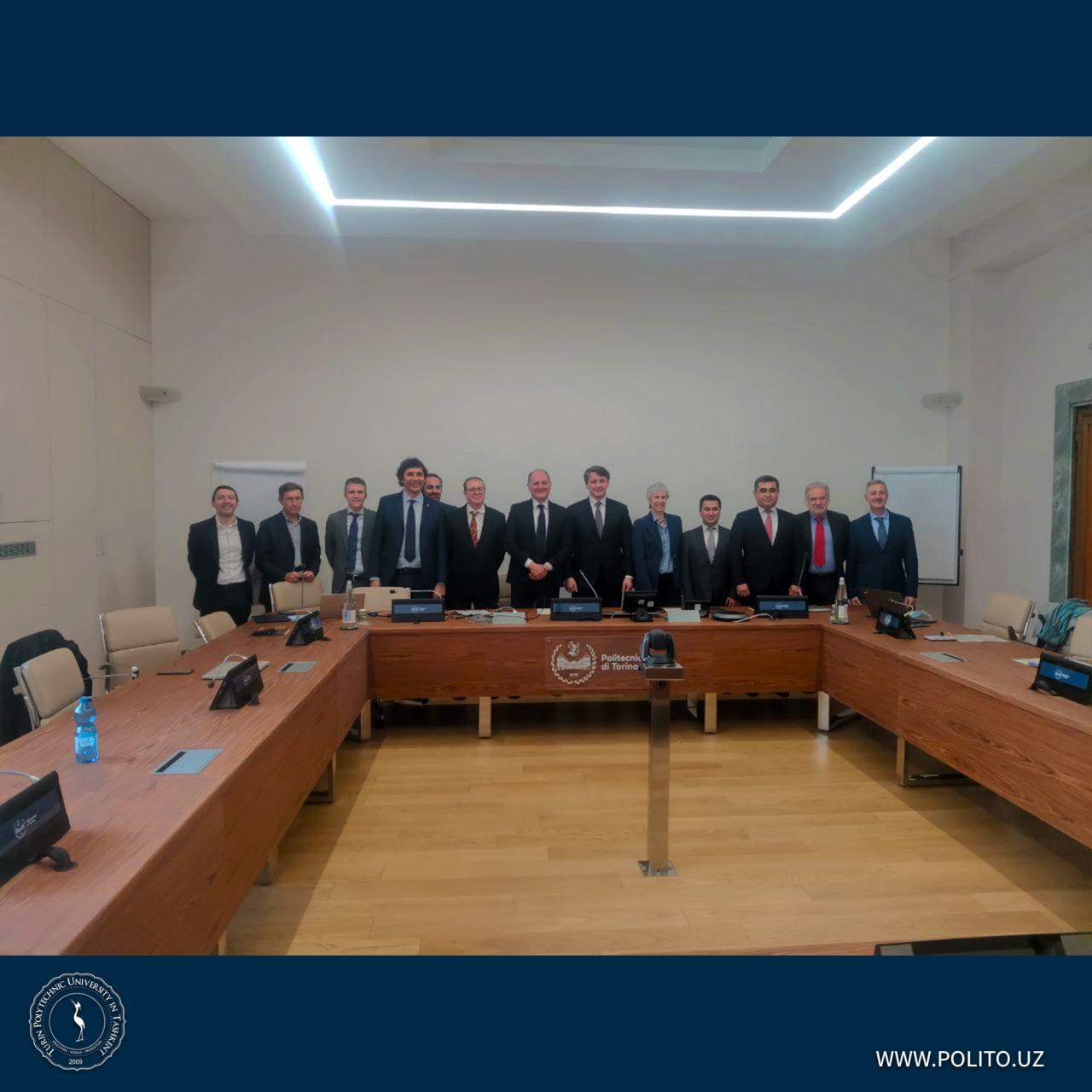 You are currently viewing Report on the results of working visit of the rector of Turin Polytechnic University in Tashkent to Italy on April 2-7