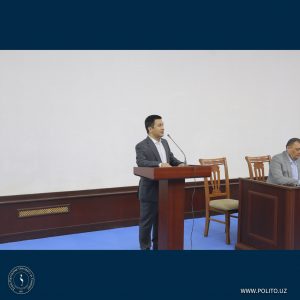 Read more about the article On April 19, 2022, the rector of TTPU J.Sh.Inoyatkhojaev met with preparatory course students.