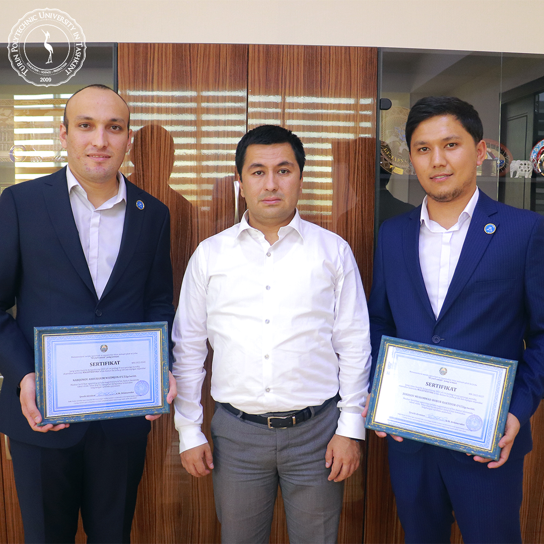 You are currently viewing Employees of TTPU won the scholarship contest of the «El-Yurt Umidi» Foundation