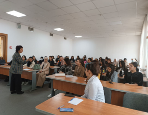 Read more about the article A students meeting with the participation of a doctor was held at the university