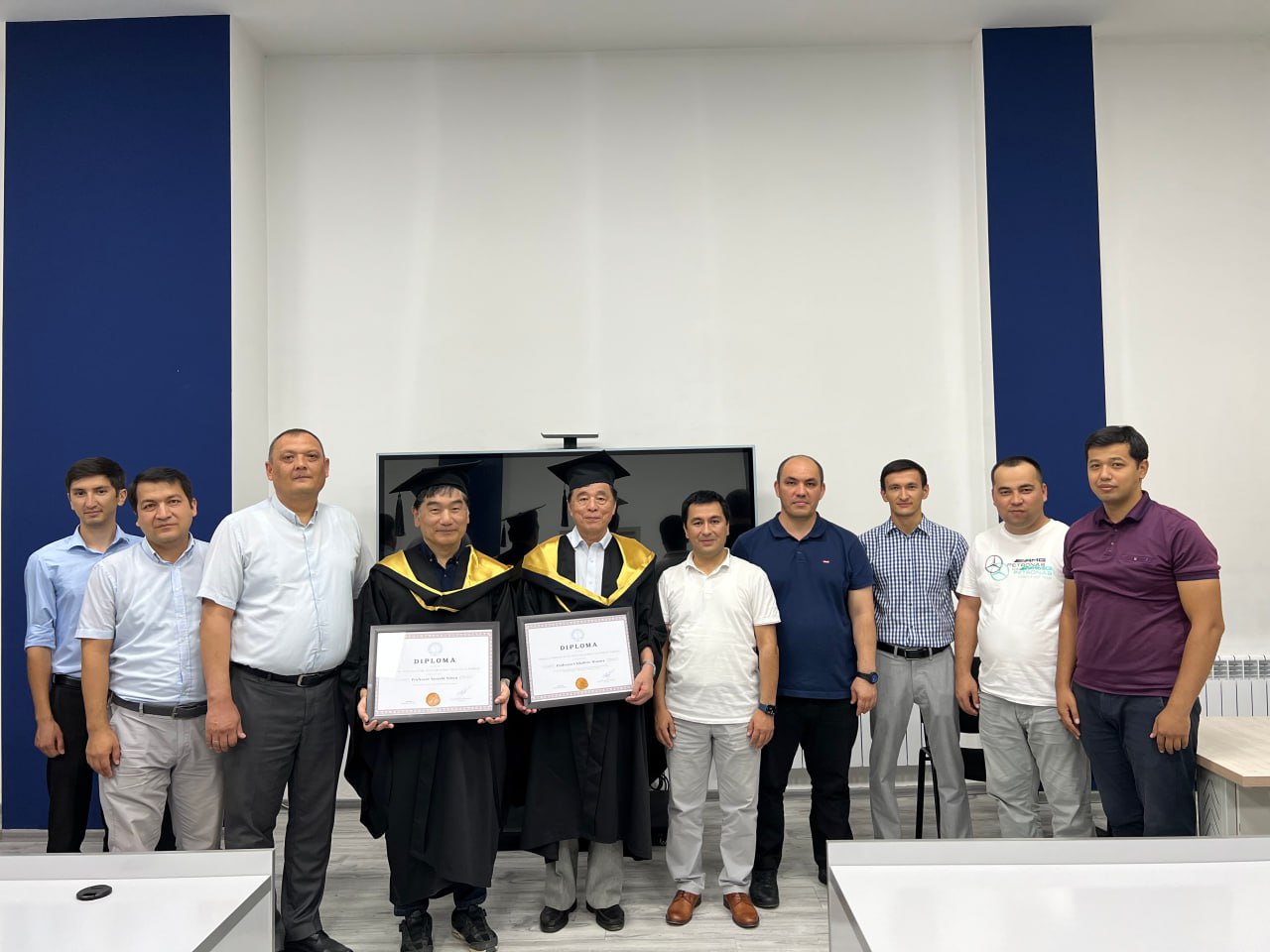 You are currently viewing Japanese professors were awarded the title of “Honorary Professor” of Turin Polytechnic University in Tashkent.