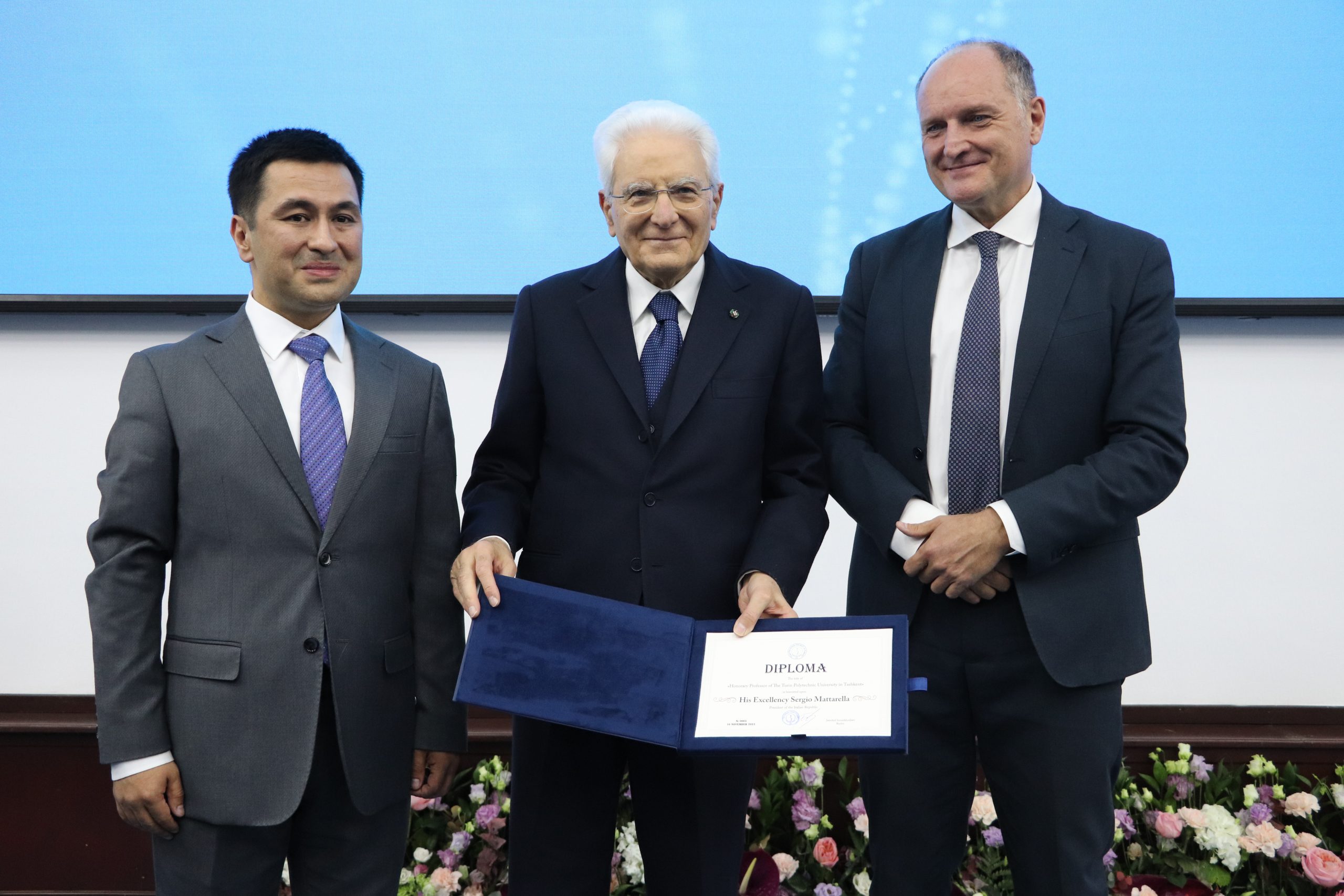 You are currently viewing President of Italy Sergio Mattarella visited Turin Polytechnic University in Tashkent