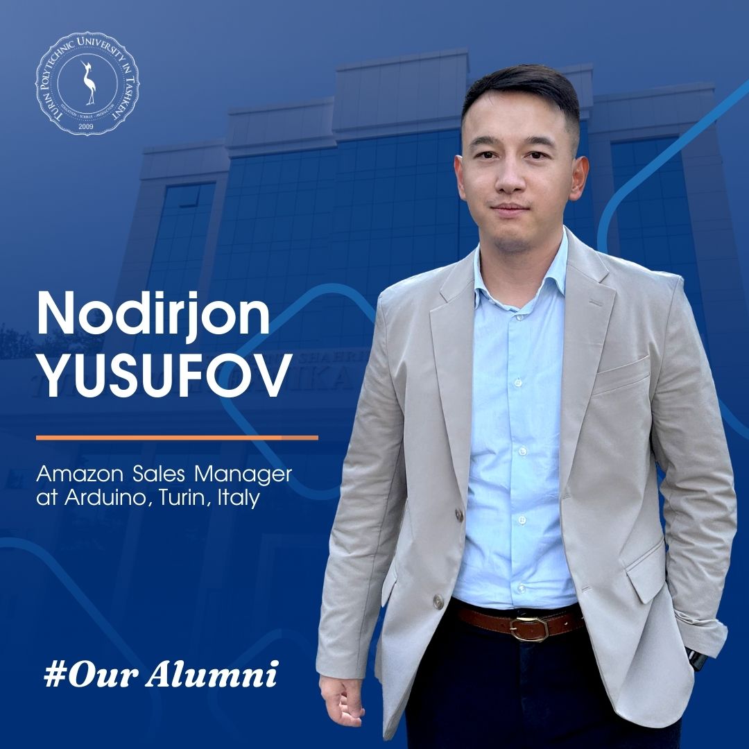 You are currently viewing NODIRJON YUSUFOV, Amazon Sales Manager at Arduino, Turin, Italy.