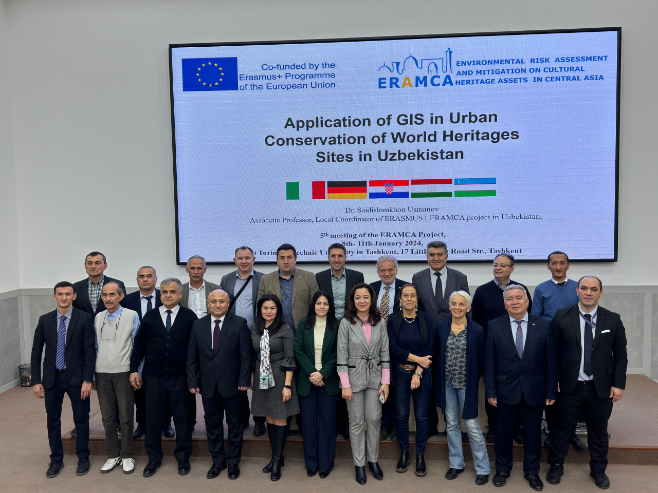 You are currently viewing The 5th meeting of the ERAMCA project and the Final Workshop were convened from January 7 to 11 of 2024 at Turin Polytechnic University in Tashkent (TTPU)
