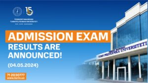 Read more about the article ADMISSION EXAM RESULTS 04.05.2024